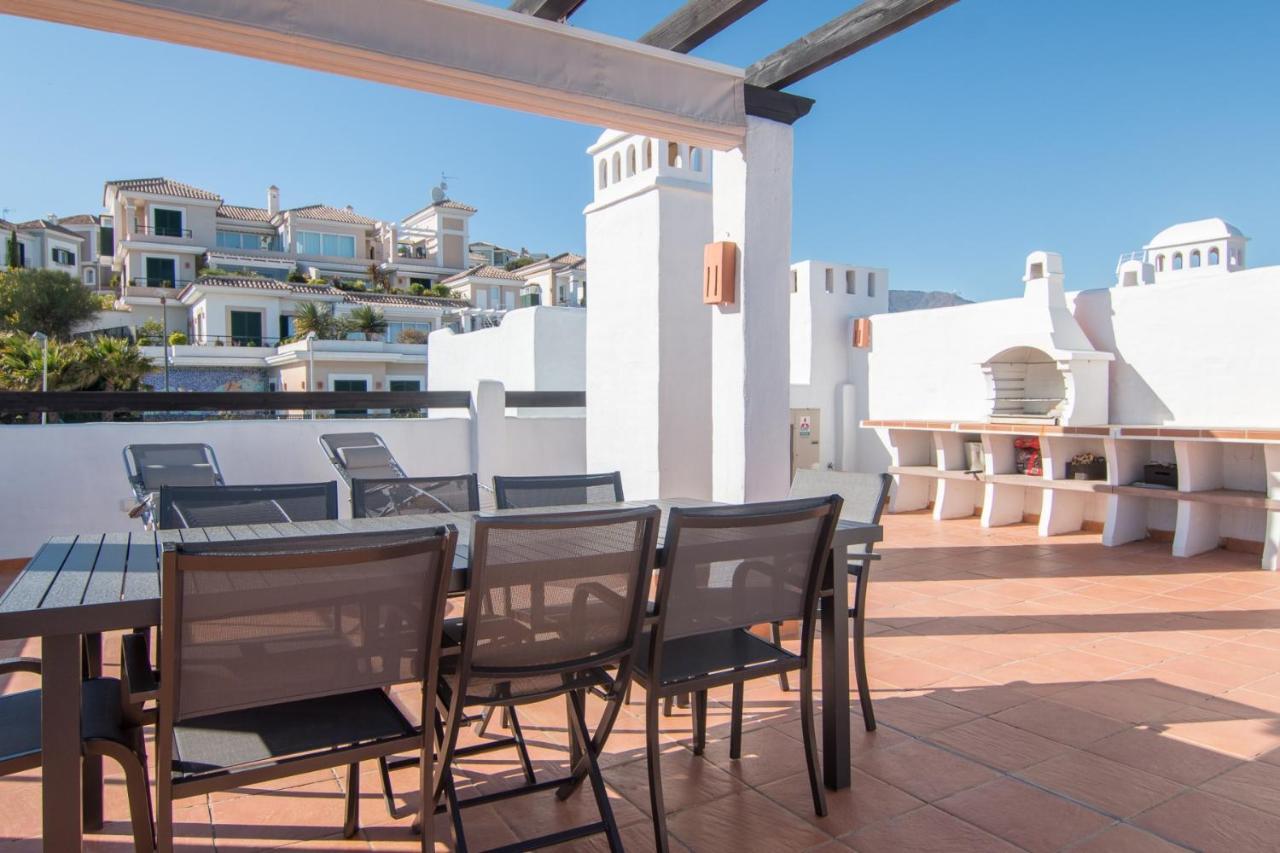 2186-Luxury Sea View Penthouse In Casares Costa Apartment ภายนอก รูปภาพ